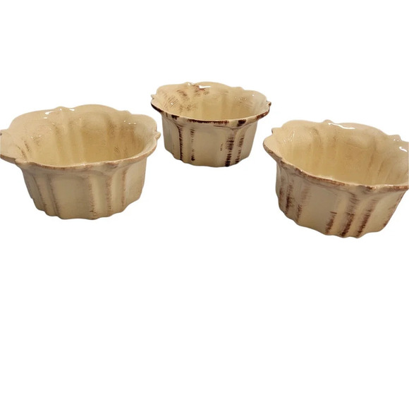 MANCER by Mancioli Vintage Made in Italy Set of 3 Hand Painted Ceramic Bowls MCM - Picture 3 of 13